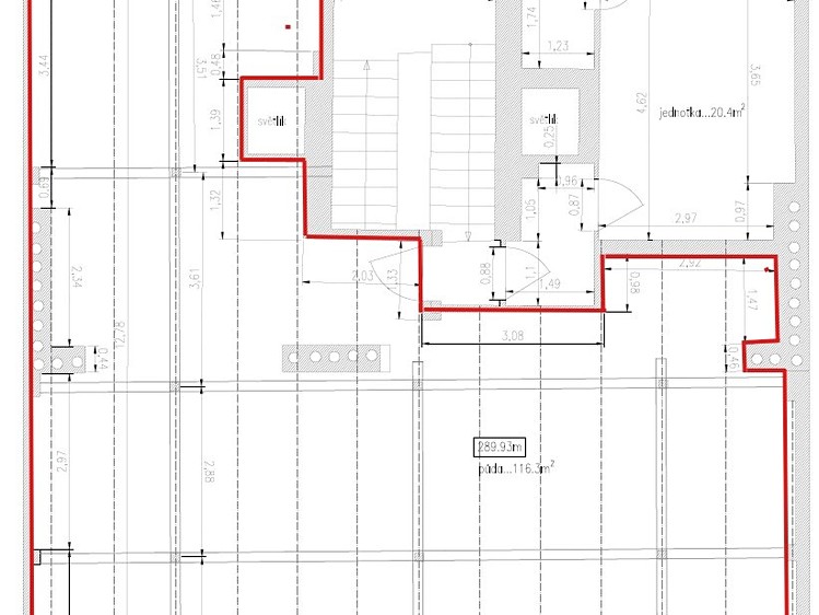 Pronájem půdního prostoru 116 m² - foto 3
