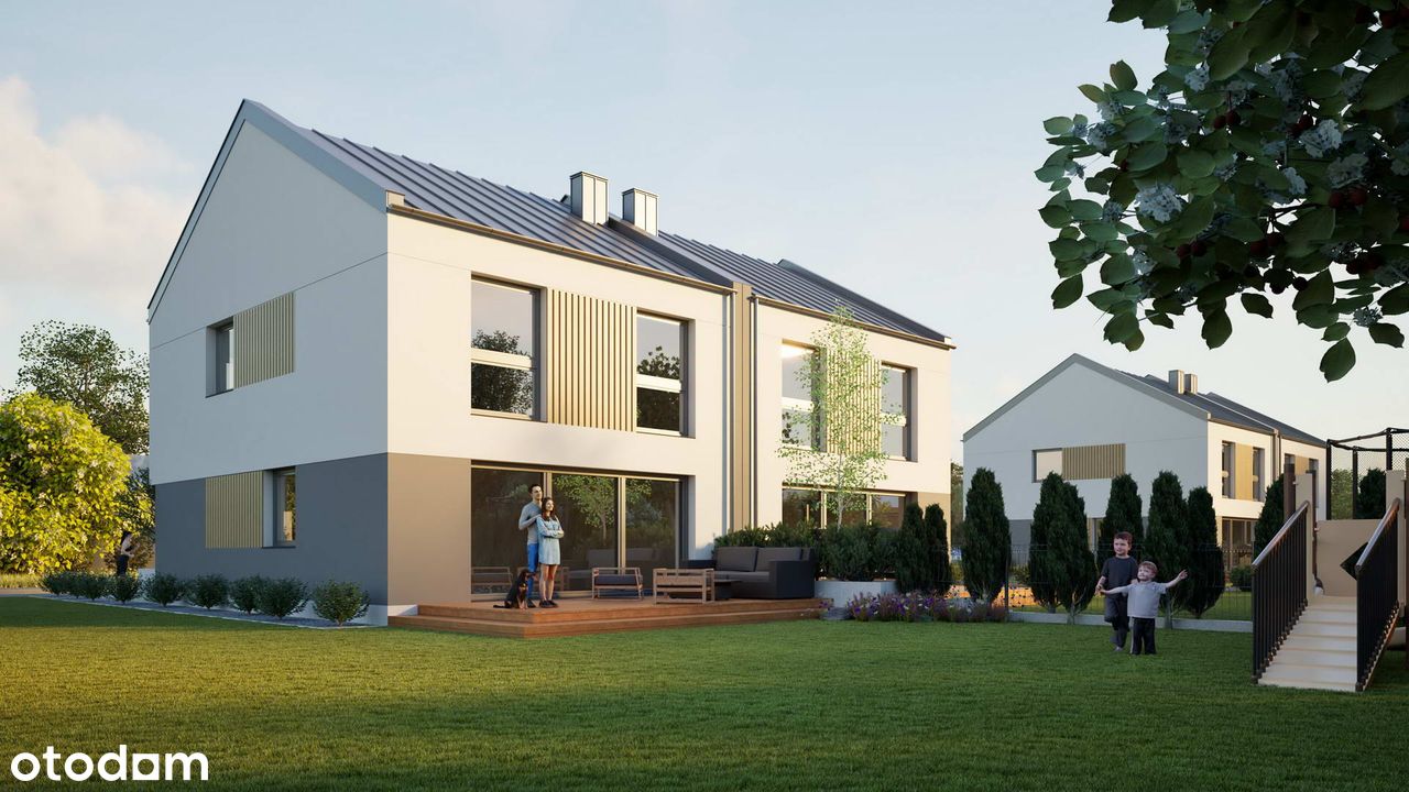 Wygodne bliźniaki 124m2 z garażem i dużą działką blisko miasta - foto 1