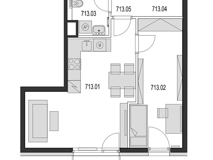 Prodej bytu 2+kk 50 m² - foto 4