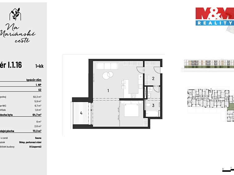 Prodej bytu 2+kk 65 m² - foto 5