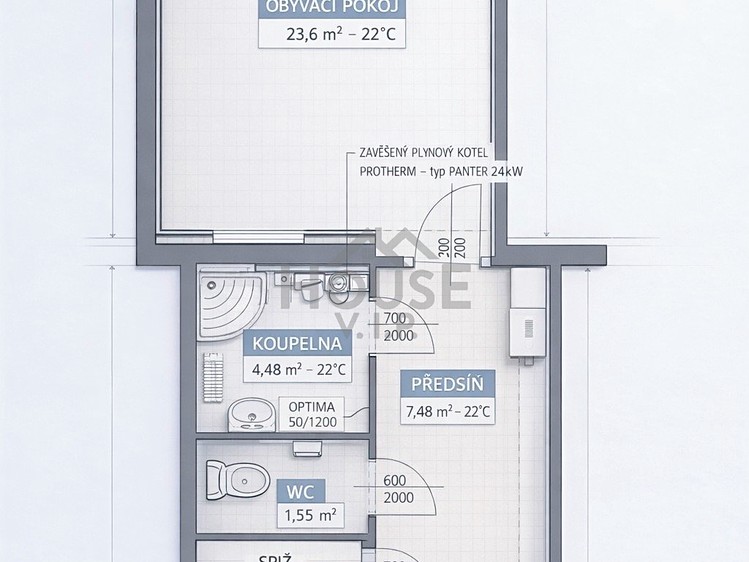 Prodej bytu 1+kk 37 m² (Jednopodlažní) - foto 8