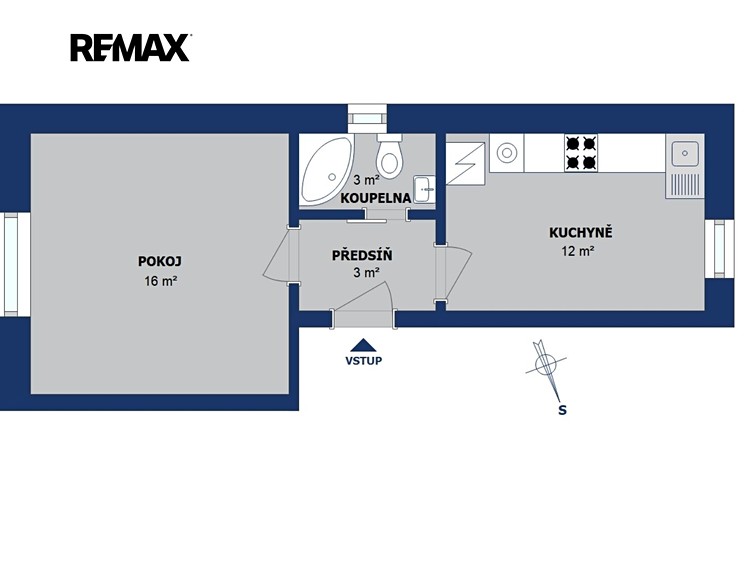 Prodej bytu 1+1 34 m² (Jednopodlažní) - foto 2