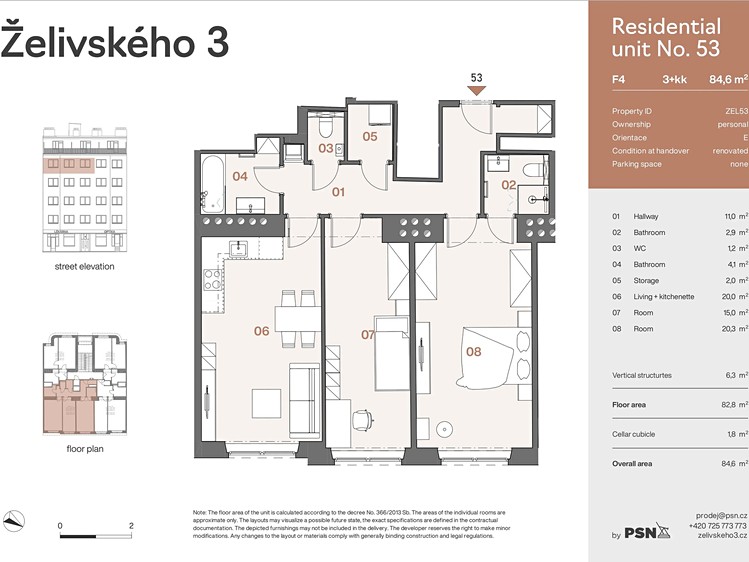 Prodej bytu 3+kk 77 m² - foto 3