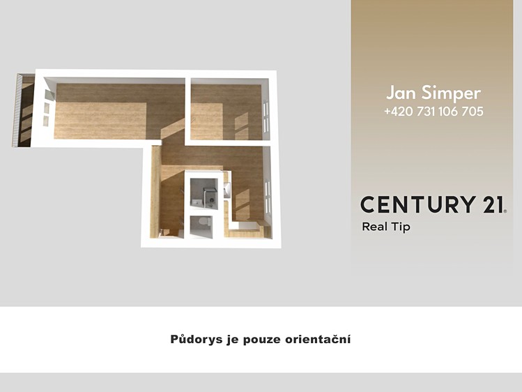 Prodej bytu 2+1 56 m² - foto 5
