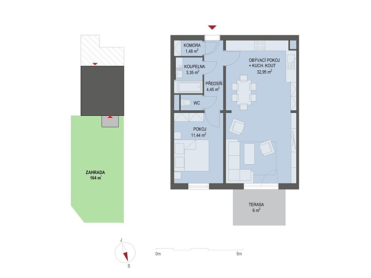 Prodej bytu 2+kk 55 m² - foto 6
