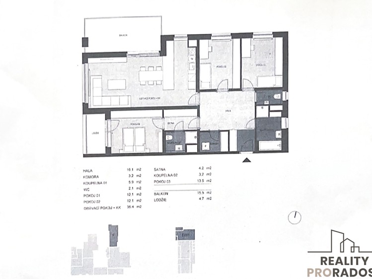 Prodej bytu 4+kk 118 m² - foto 4