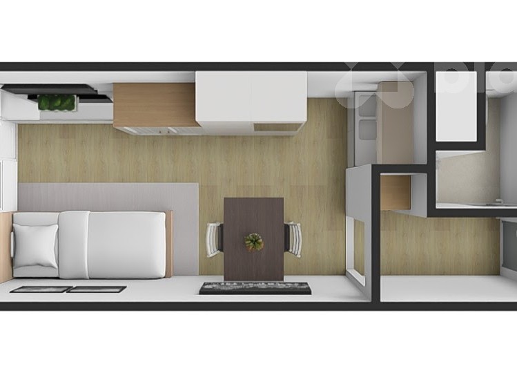 Prodej bytu 1+kk 17 m² - foto 6