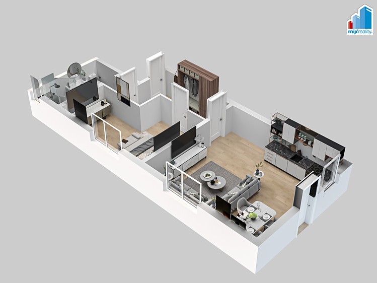 Prodej bytu 2+kk 59 m² - foto 4