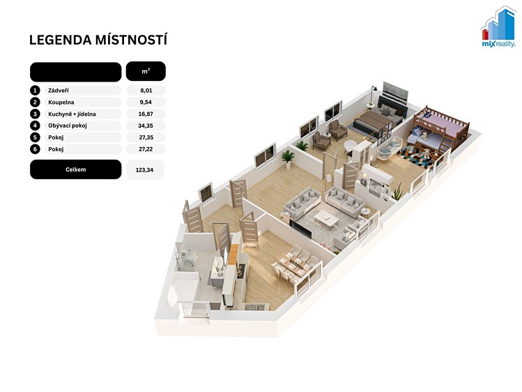 Prodej bytu 3+1 120 m² - foto 3