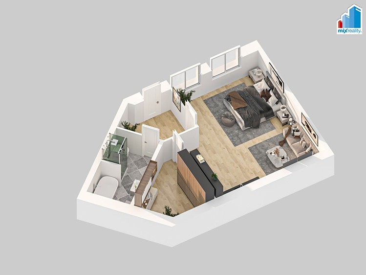 Prodej bytu 1+kk 66 m² - foto 4