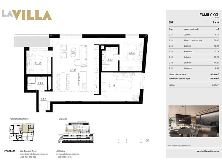 Prodej bytu 4+kk 118 m² - foto 8