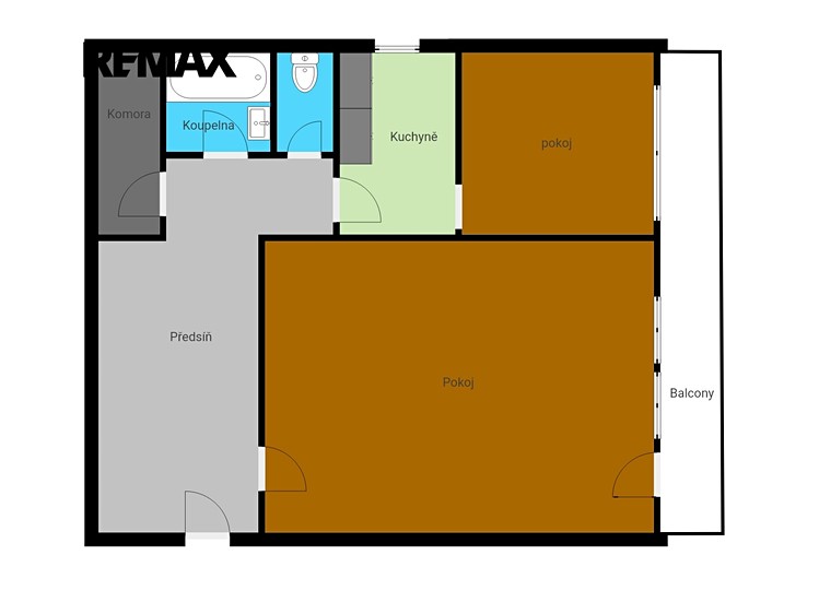 Prodej bytu 2+kk 55 m² - foto 2