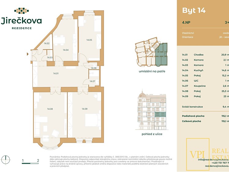 Prodej bytu 4+kk 115 m² - foto 2