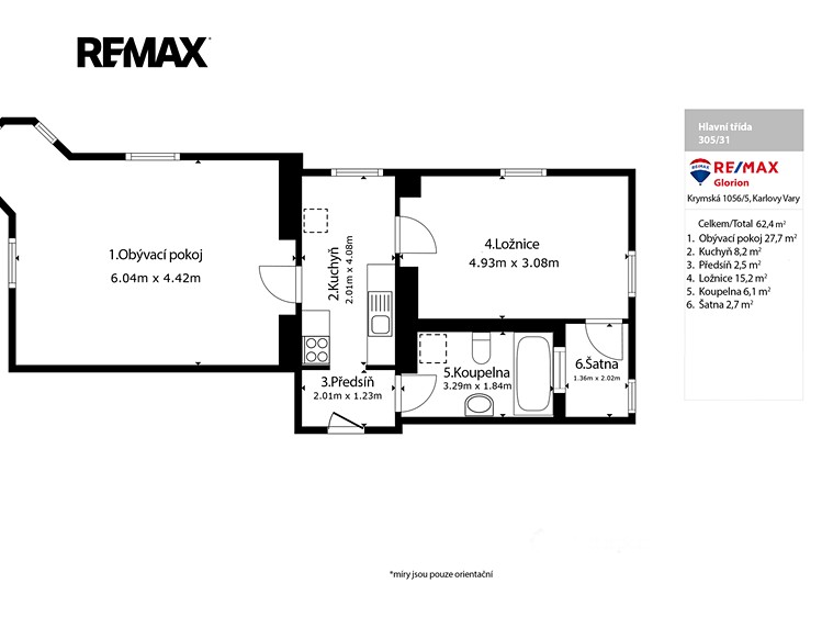 Prodej bytu 2+1 56 m² (Jednopodlažní) - foto 3
