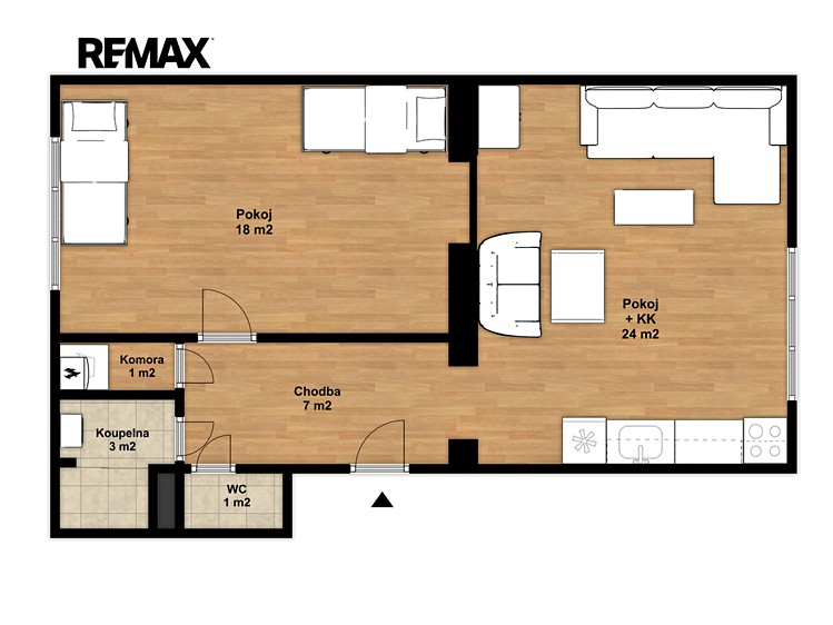 Prodej bytu 2+kk 54 m² - foto 3