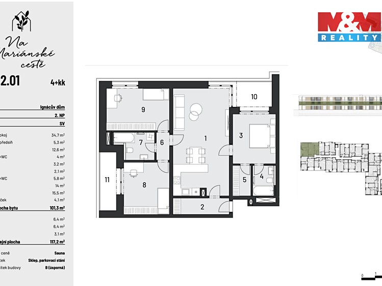 Prodej bytu 4+kk 101 m² - foto 4