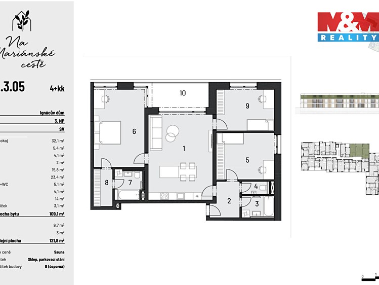 Prodej bytu 4+kk 109 m² - foto 4