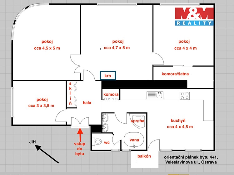 Prodej bytu 4+1 119 m² - foto 3