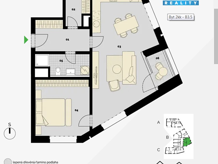 Prodej bytu 2+kk 74 m² - foto 3