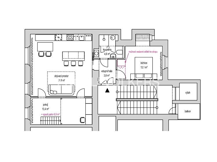 Prodej bytu 3+kk 66 m² - foto 8