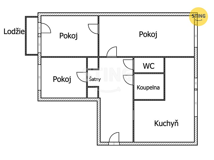 Prodej bytu 3+1 68 m² - foto 4