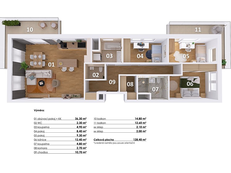 Prodej bytu 4+kk 128 m² - foto 4