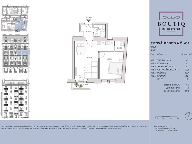 Prodej bytu 2+kk 49 m² - foto 8
