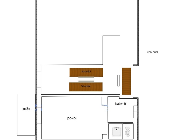 Prodej bytu 1+kk 54 m² (Jednopodlažní) - foto 4
