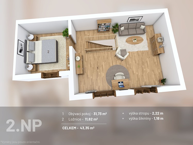 Prodej bytu 2+1 94 m² (Mezonet) - foto 7