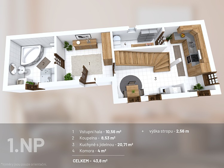 Prodej bytu 2+1 94 m² (Mezonet) - foto 6