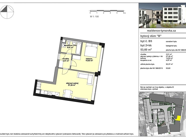 Prodej bytu 2+kk 54 m² - foto 5