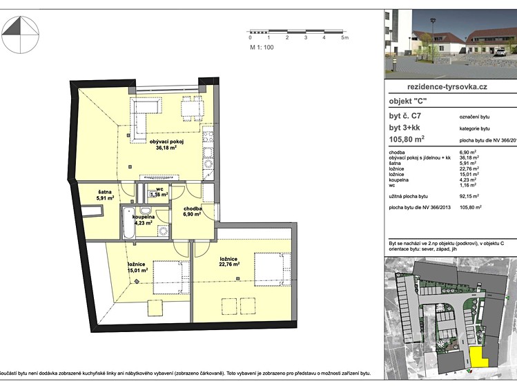 Prodej bytu 3+kk 106 m² - foto 4