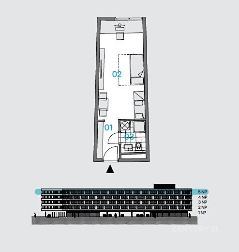 Prodej bytu 1+kk 27 m² - foto 5