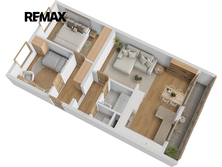 Prodej bytu 3+kk 60 m² (Jednopodlažní) - foto 5