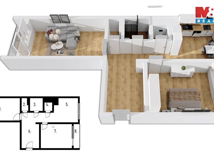 Prodej bytu 2+1 67 m² - foto 4