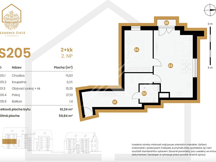 Prodej bytu 2+kk 60 m² (Jednopodlažní) - foto 8