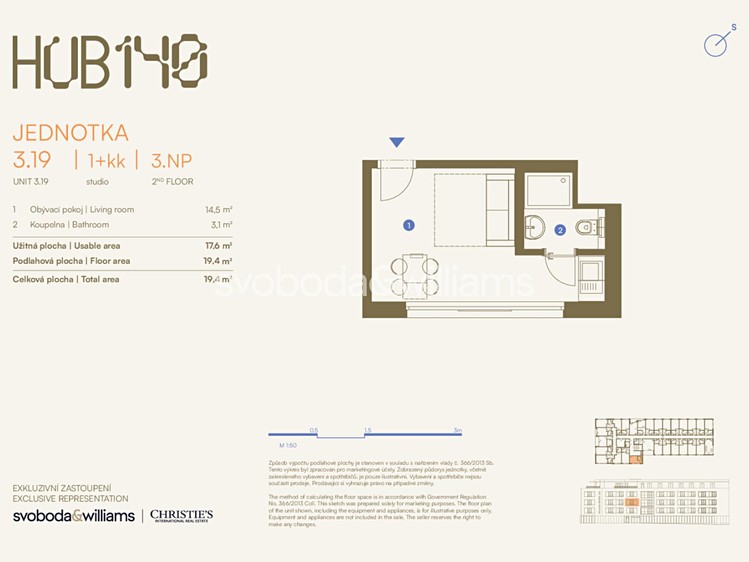 Prodej bytu 1+kk 19 m² - foto 6