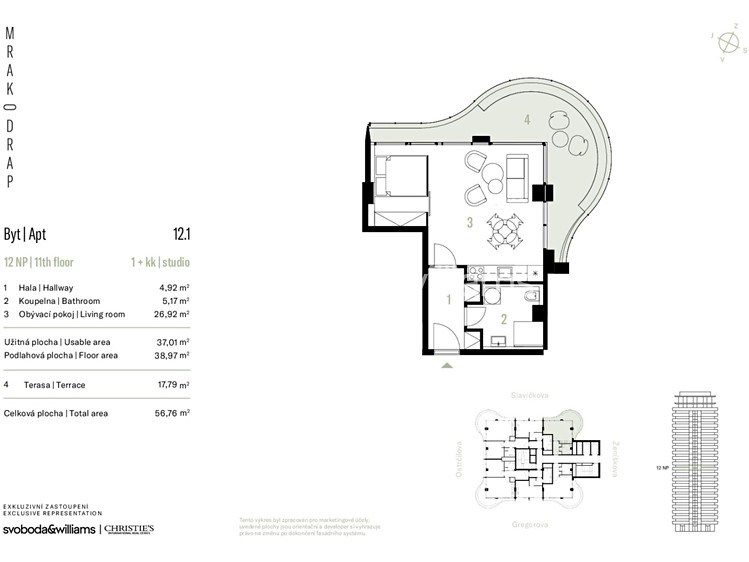 Prodej bytu 1+kk 38 m² - foto 5