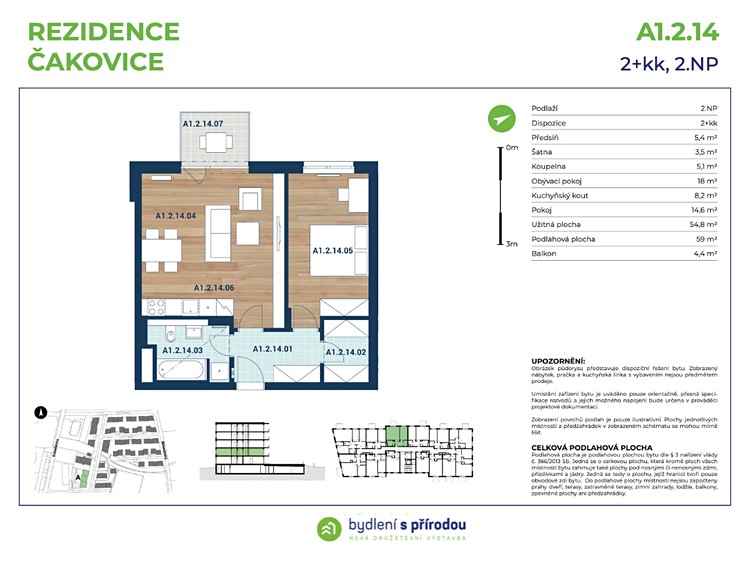 Prodej bytu 2+kk 55 m² (Jednopodlažní) - foto 5
