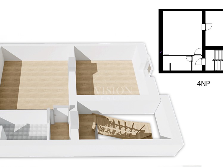 Prodej bytu 2+kk 58 m² - foto 2