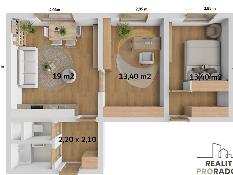 Prodej bytu 2+kk 51 m² - foto 6