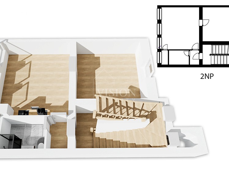 Prodej bytu 2+kk 58 m² - foto 2