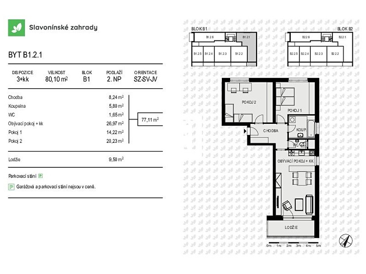 Prodej bytu 3+kk 80 m² - foto 4