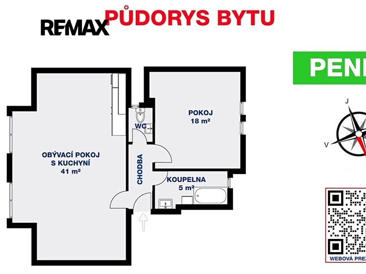 Prodej bytu 2+kk 71 m² (Podkrovní) - foto 3