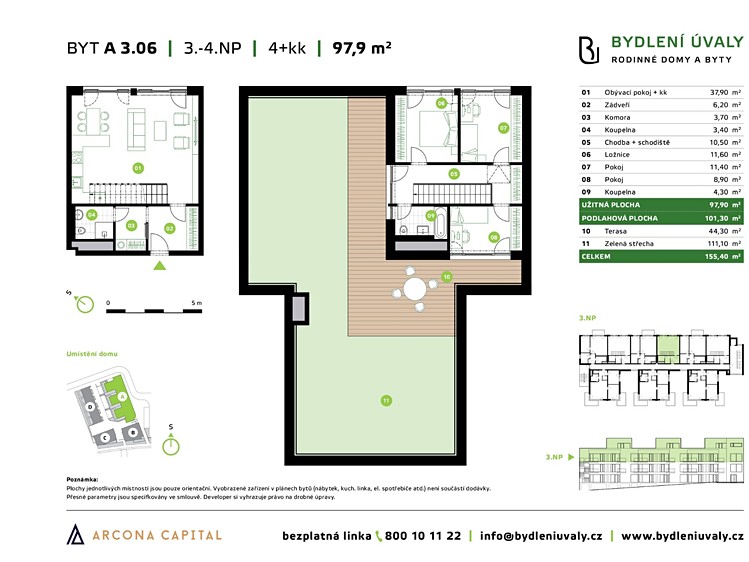 Prodej bytu 4+kk 101 m² (Mezonet) - foto 2