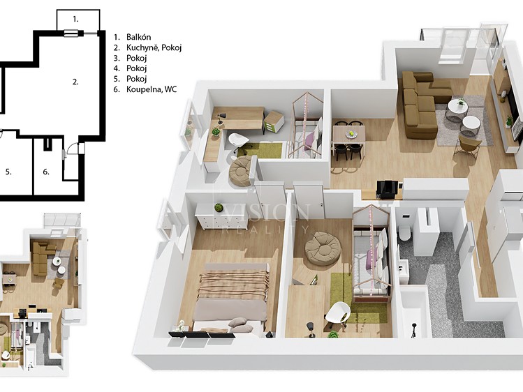 Prodej bytu 4+kk 95 m² - foto 4