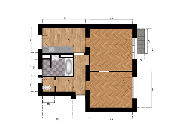 Prodej bytu 2+1 64 m² - foto 8