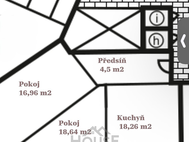 Prodej bytu 2+1 59 m² (Jednopodlažní) - foto 4