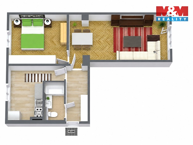 Prodej bytu 2+1 53 m² - foto 6