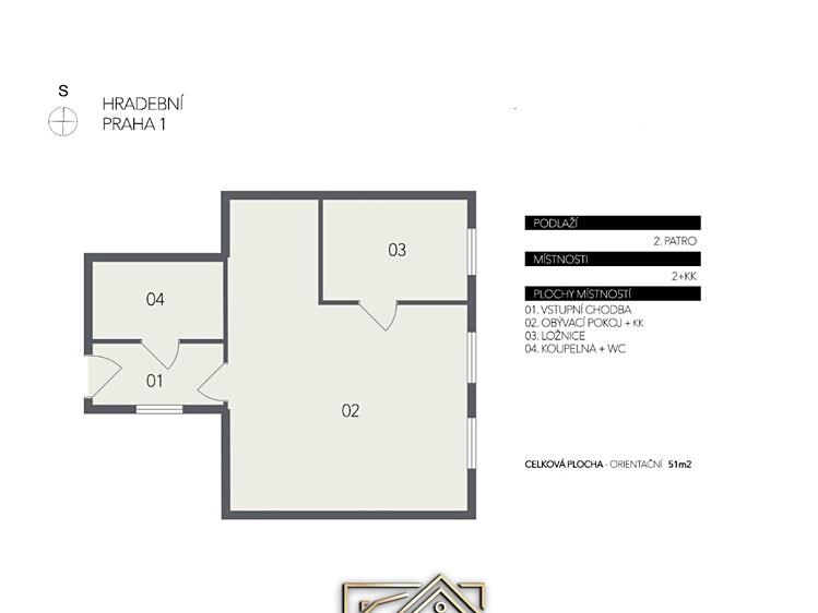 Prodej bytu 2+kk 51 m² (Jednopodlažní) - foto 8